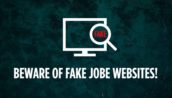 Warning About Imitation Websites